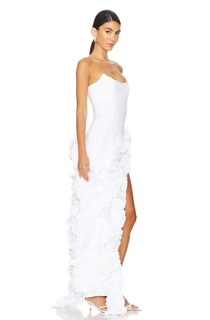 NBD Arabella Gown Maxi Dress in White & Black