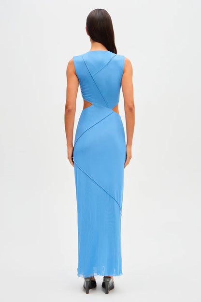 MS Salli Mesh Cut Out Maxi Dress