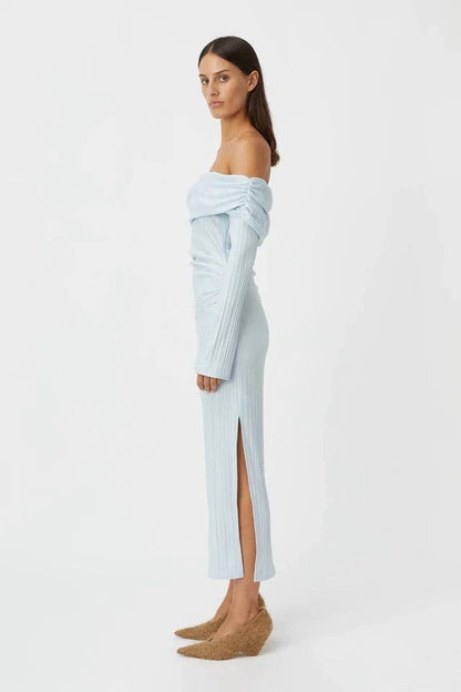 CM Shaw Off The Shoulder Midi Dress