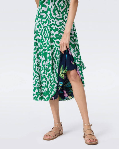 DVF Korean Reversible Midi Dress