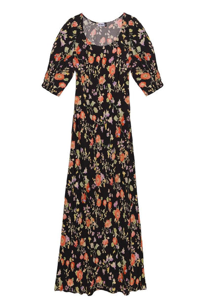 RX Oleander Viscose Midi Dress