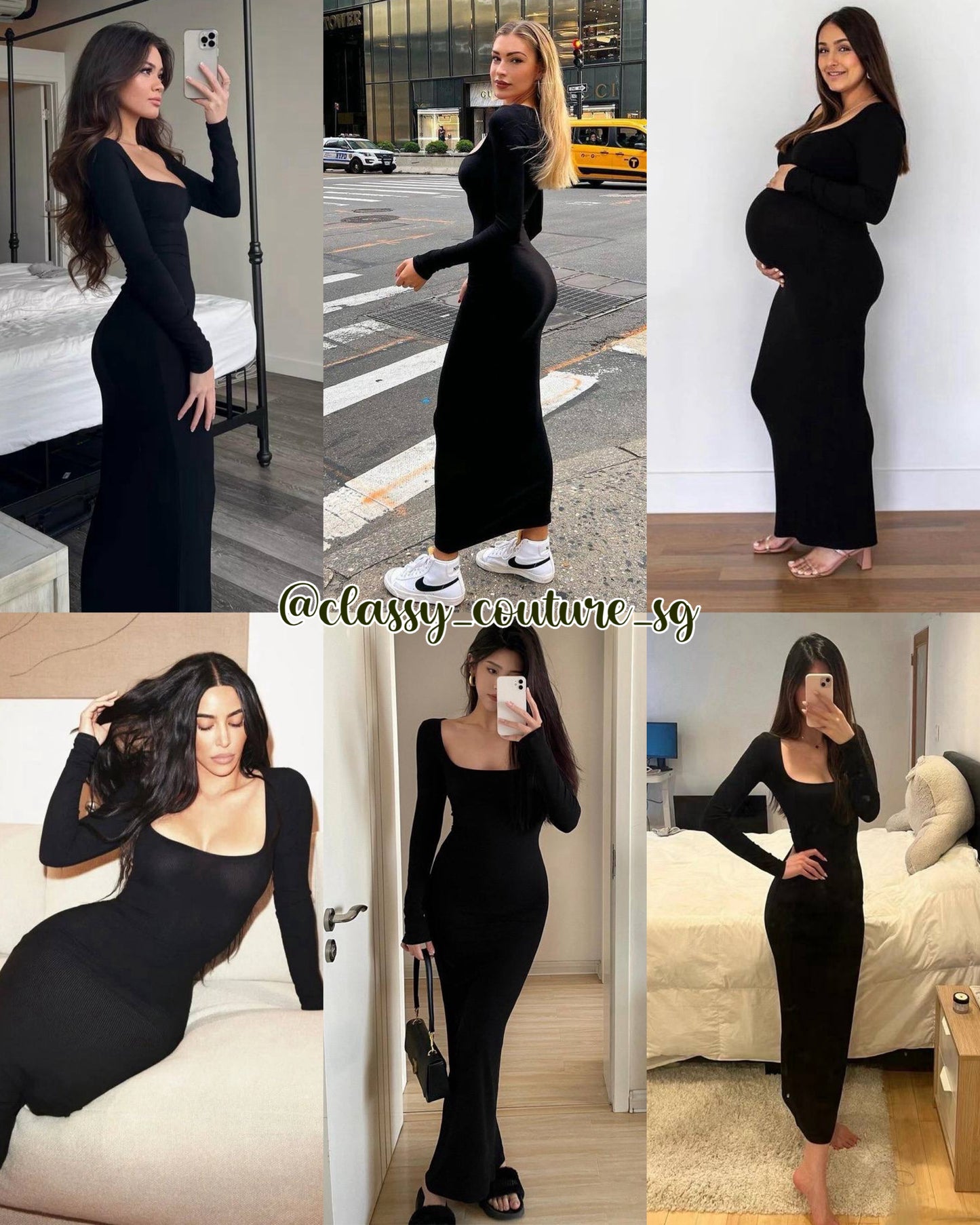 SK Soft Lounge Long Sleeve Maxi Dress