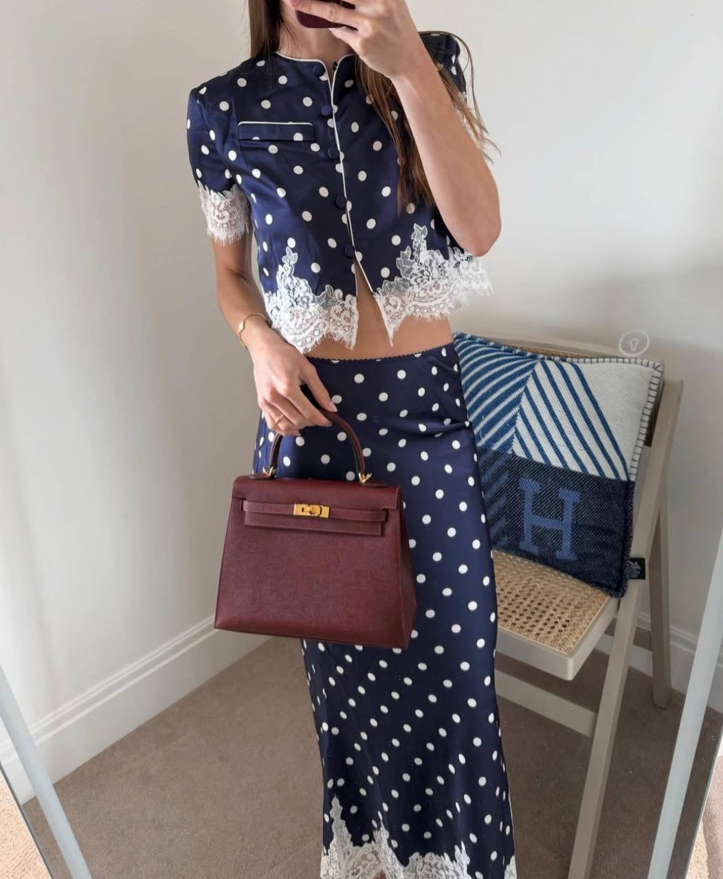 SP Polka Dot Cropped Top | Midi Skirt | Mini Skirt