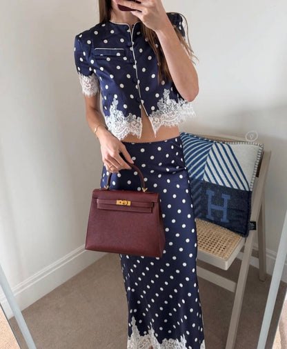 SP Polka Dot Cropped Top | Midi Skirt | Mini Skirt