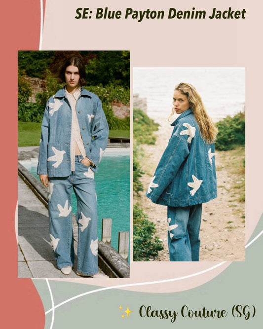 SE Blue Payton Denim Jacket