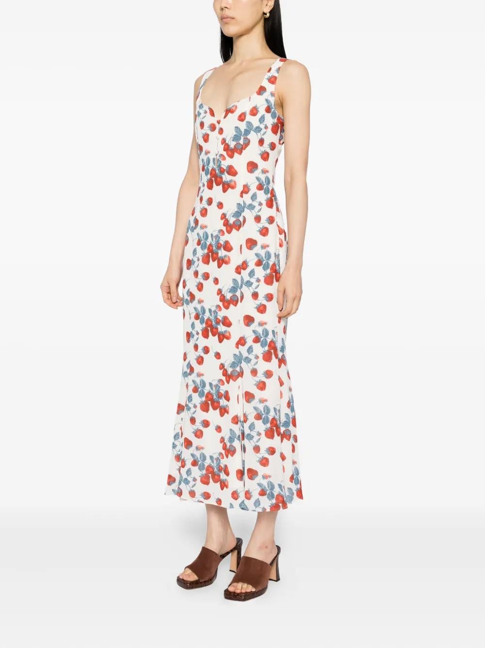 2 Prints! Ref Laine Viscose Midi Dress