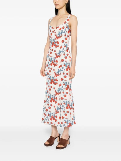 2 Prints! Ref Laine Viscose Midi Dress