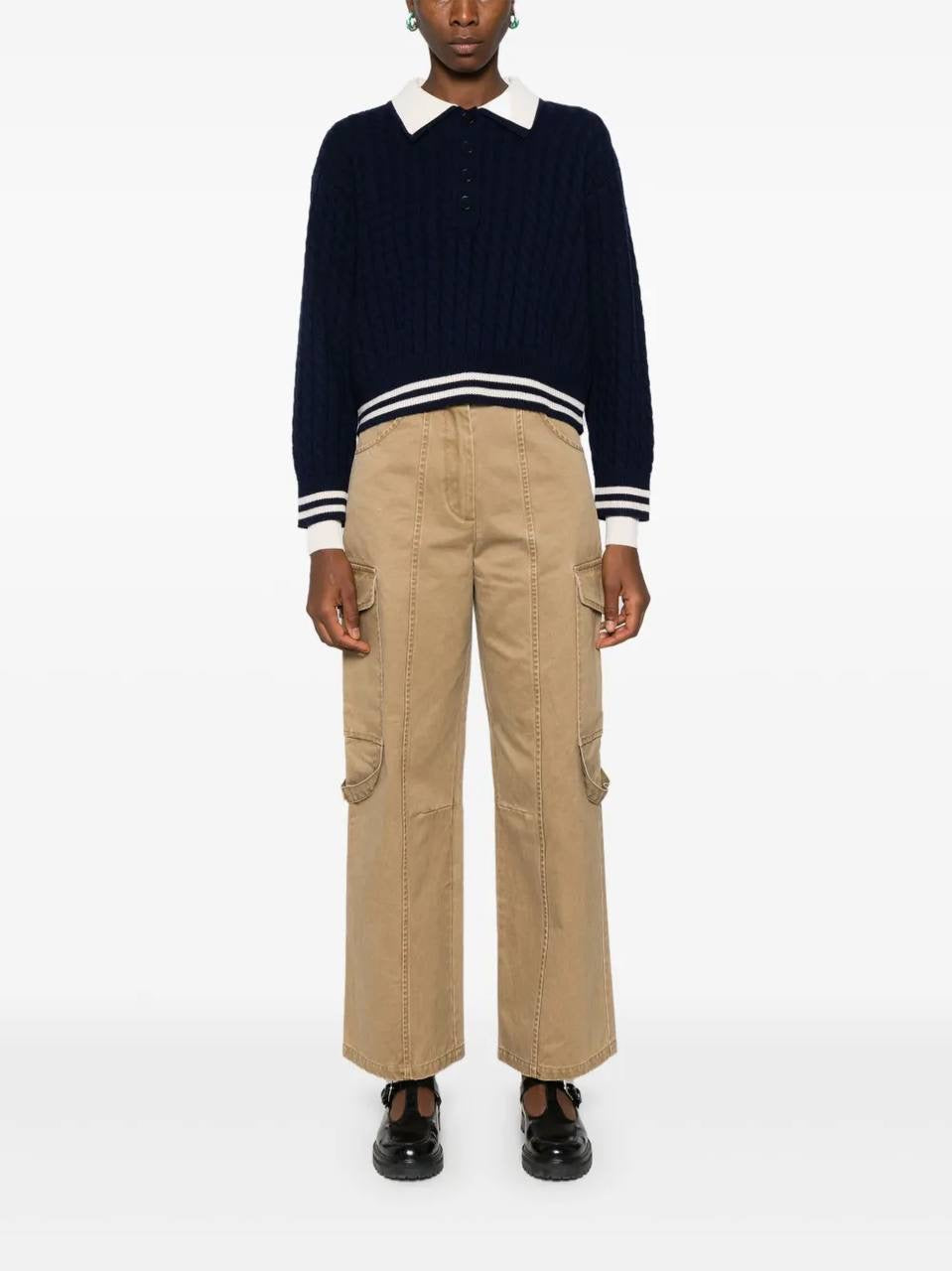 SD Fred Wool-Cashmere Cable Knit Sweater