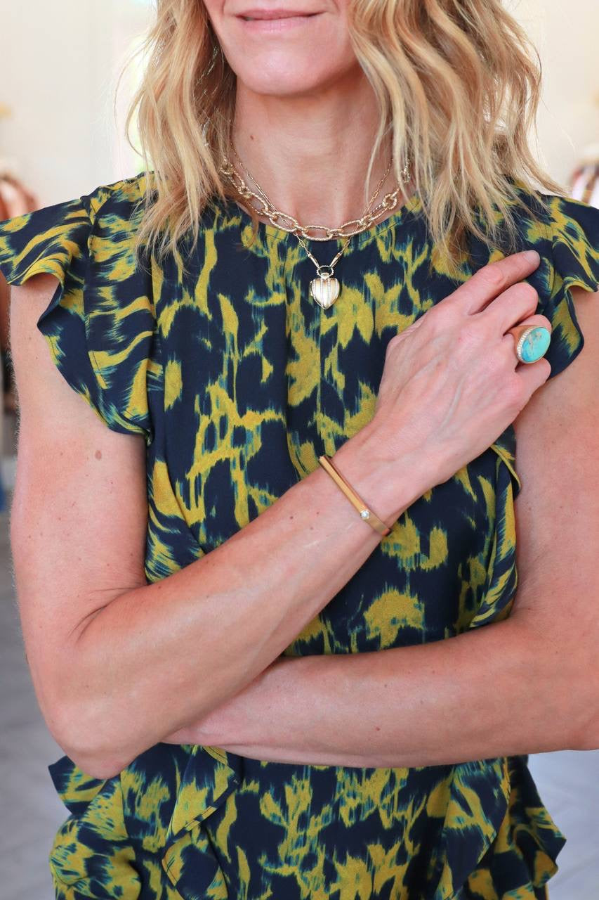 UJ Flo Viscose Ruffle Midi Dress