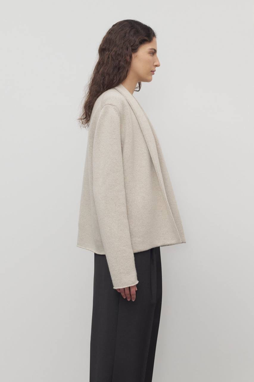 2 Colors! TR Leriko Cashmere Open Cardigan