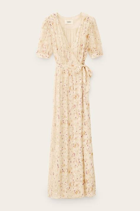 BA Kris Viscose Wrap Maxi Dress