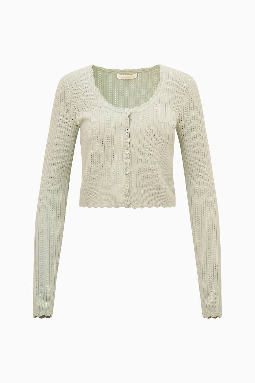 LSF Martti Stretch Pointelle Cardigan