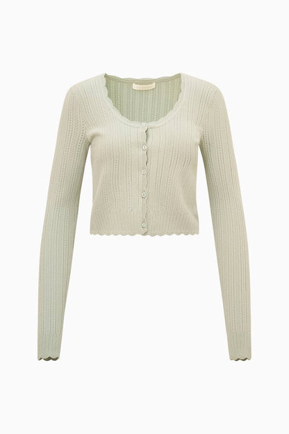 LSF Martti Stretch Pointelle Cardigan