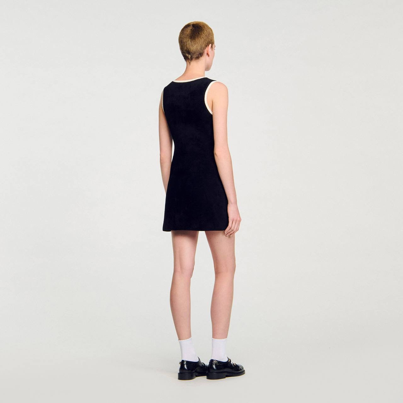 SD Fiorena Cardigan | Fiorella Velvet Mini Dress
