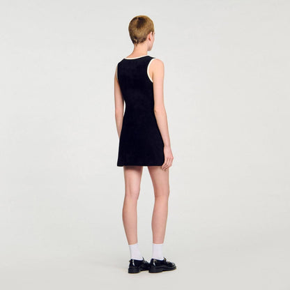 SD Fiorena Cardigan | Fiorella Velvet Mini Dress