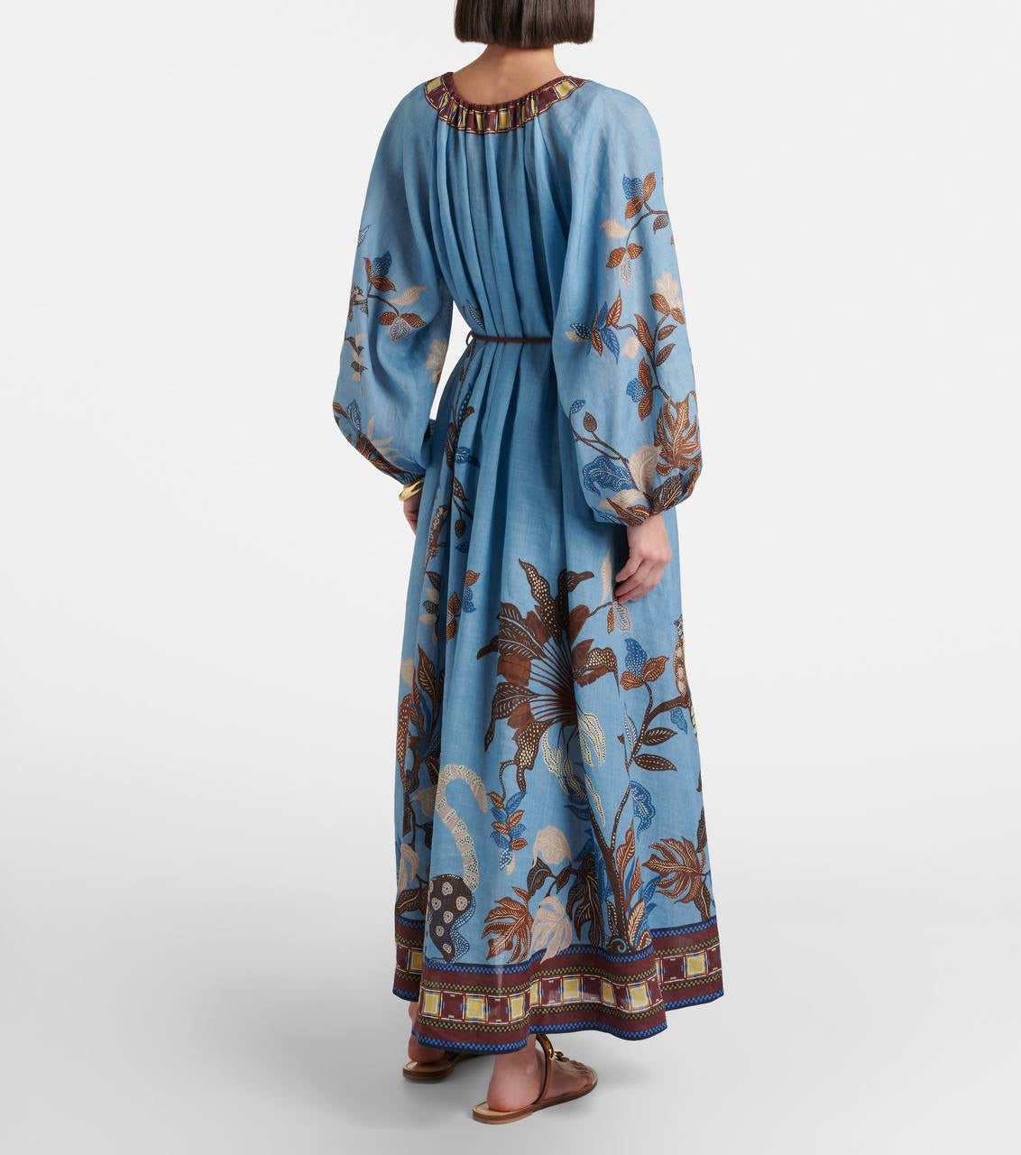 ALM Georgie Pool Ramie Midi Dress