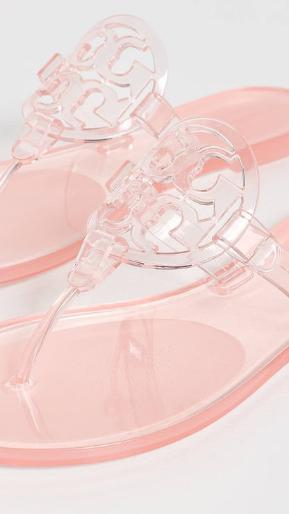 5 Colors! TB Miller Jelly Clear Thong Sandals