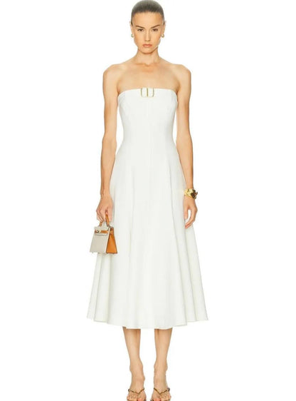 ALX Pearse Strapless Midi Dress