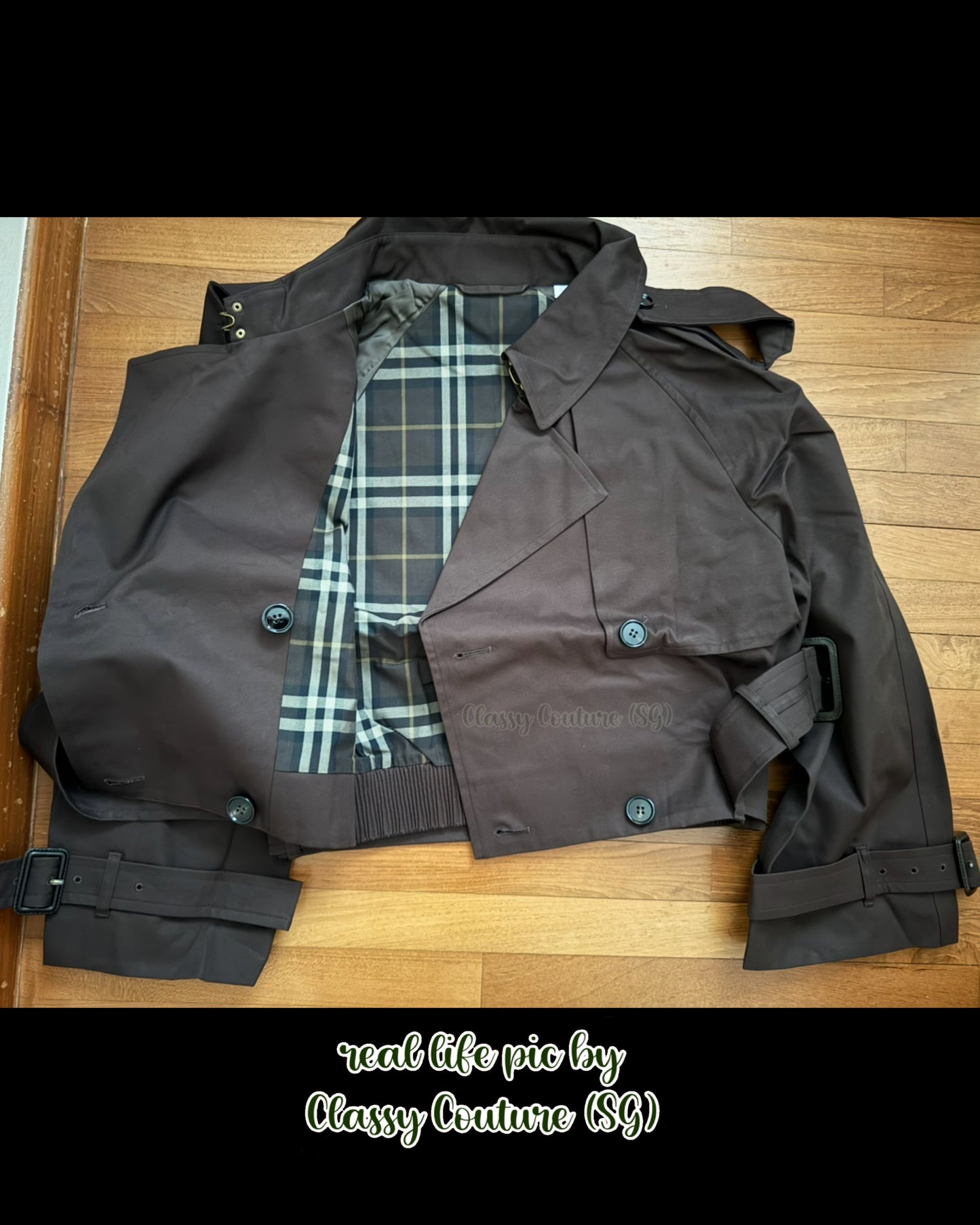 BBR Dolebury Cropped Cotton-Gabardine Trench Coat Jacket