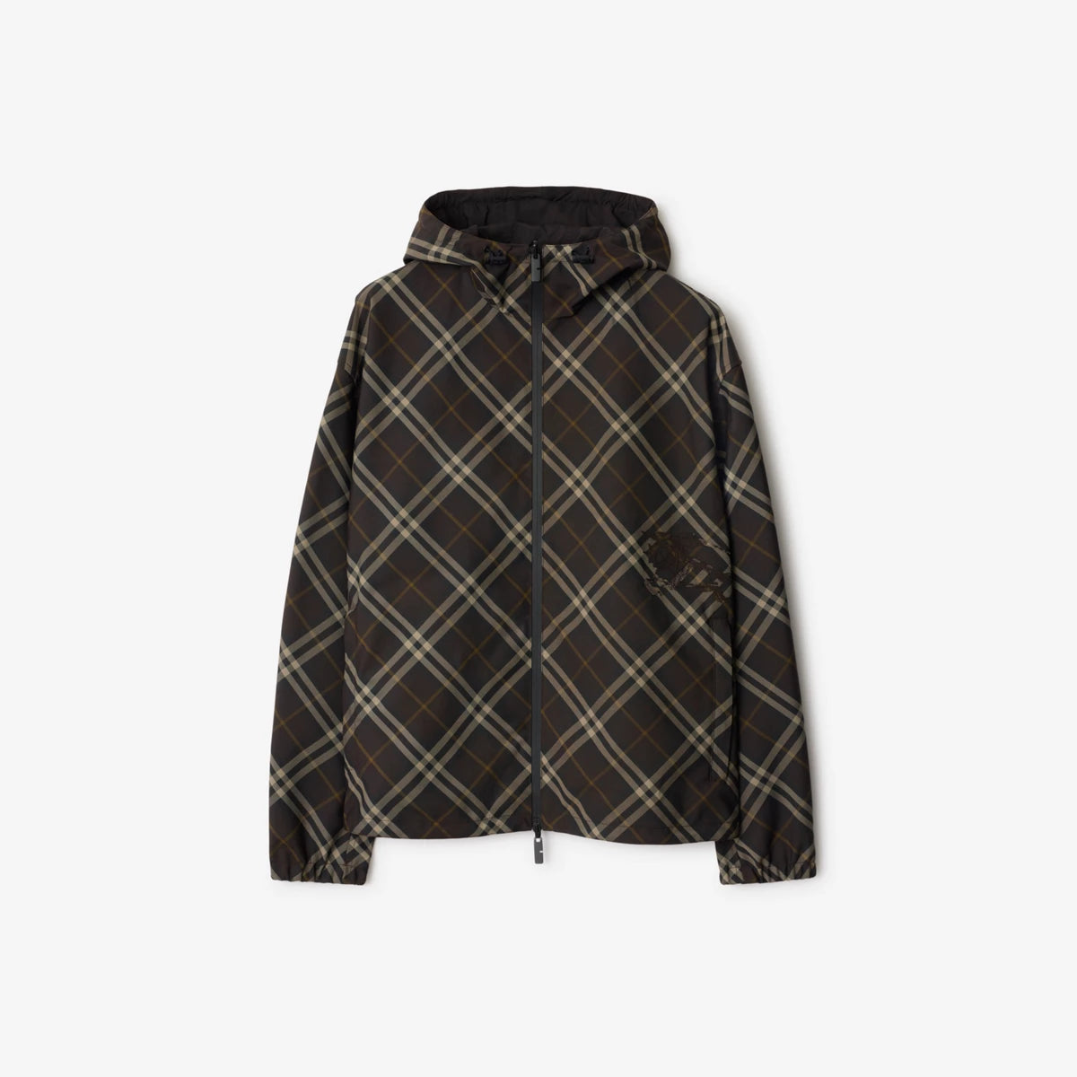 2 Colors! BBR Men’s Reversible Check Hooded Jacket
