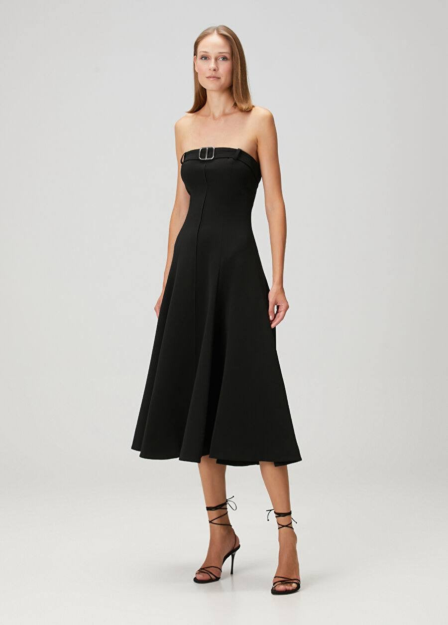 ALX Pearse Strapless Midi Dress