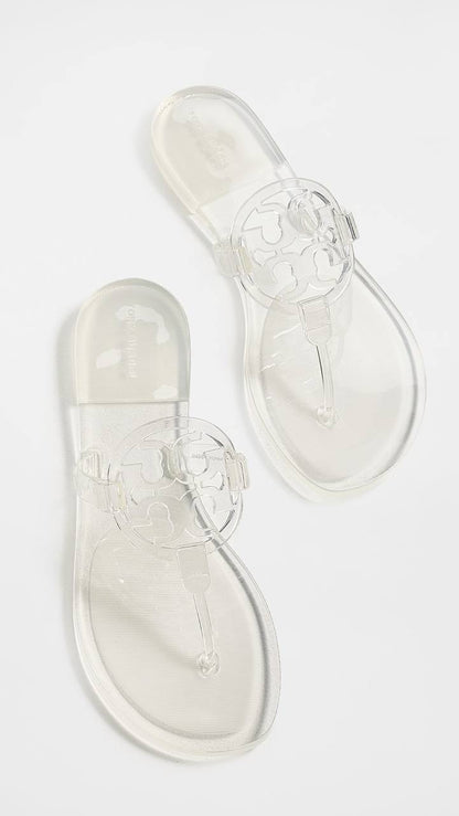 5 Colors! TB Miller Jelly Clear Thong Sandals