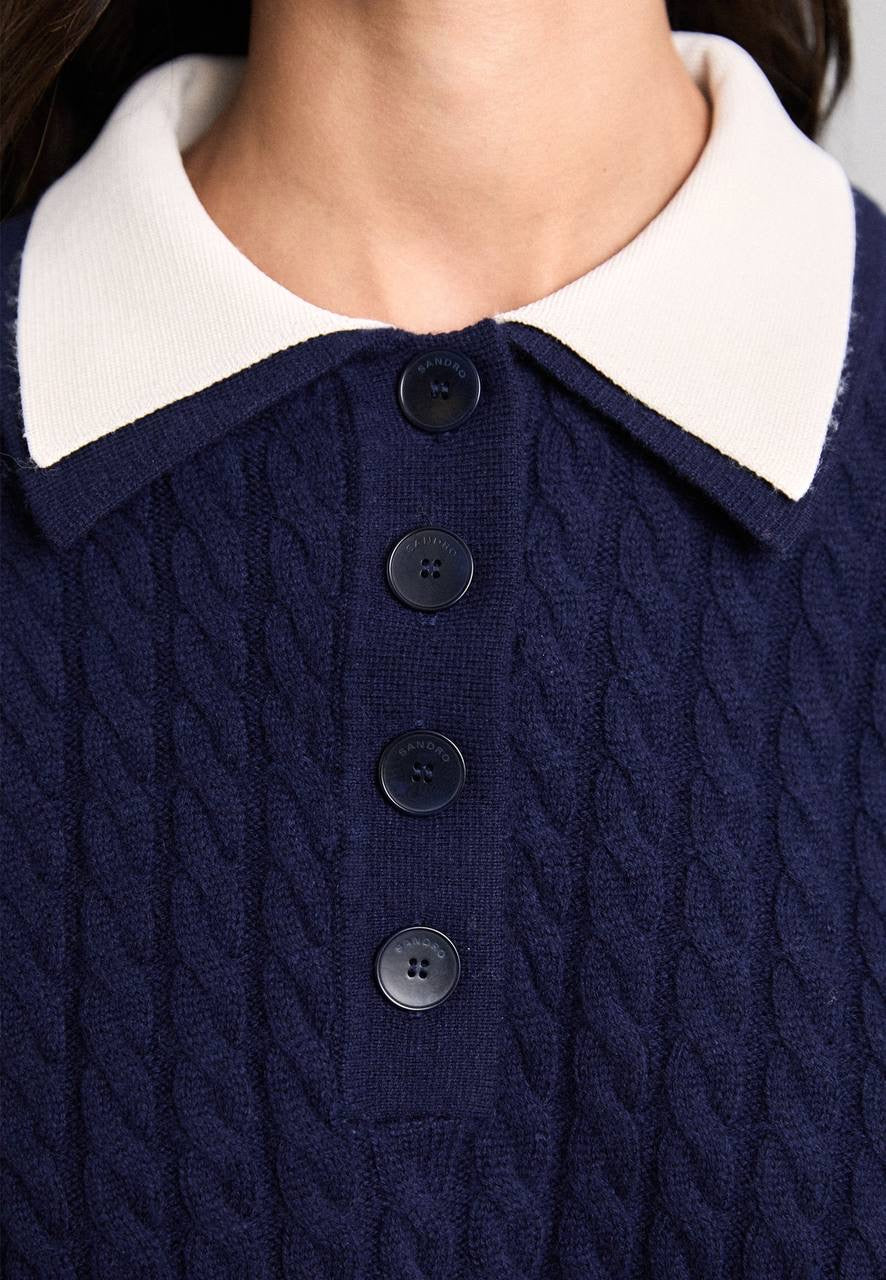 SD Fred Wool-Cashmere Cable Knit Sweater