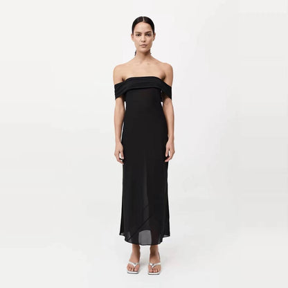SA Silk Off The Shoulder Dress