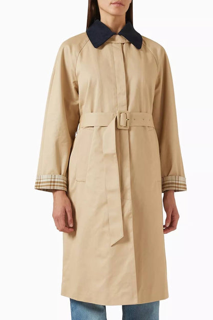 MJ Belted Cotton Trench Coat