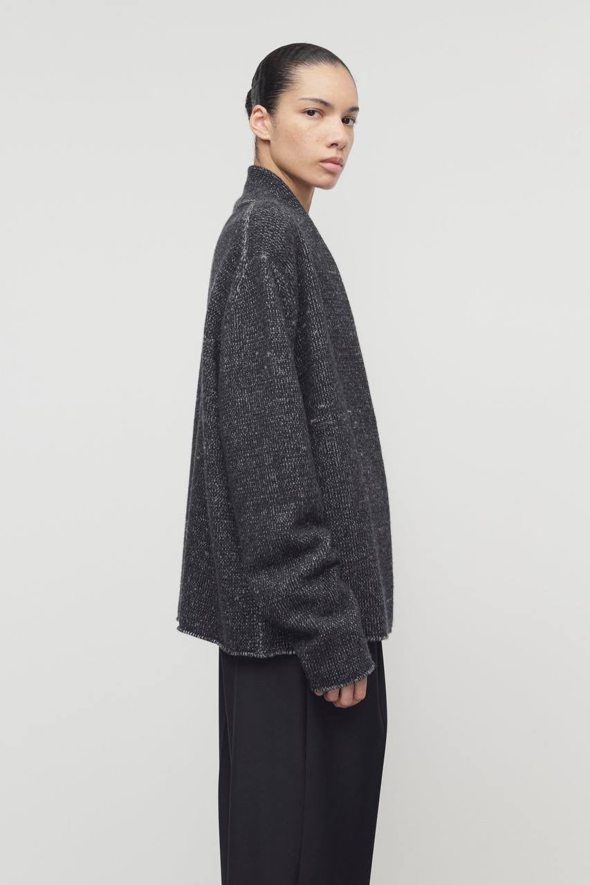 2 Colors! TR Leriko Cashmere Open Cardigan