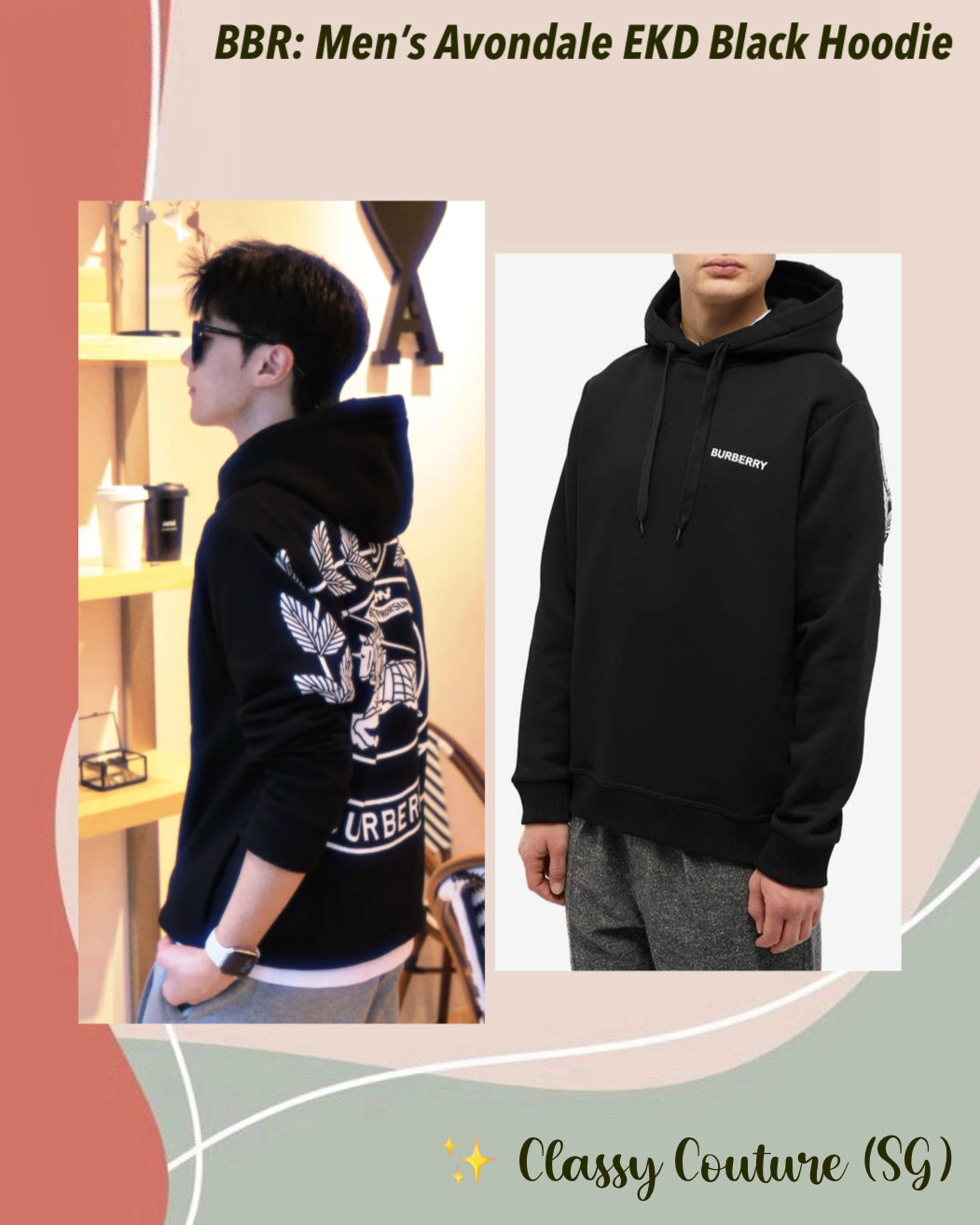 BBR Men’s Avondale EKD Black Hoodie