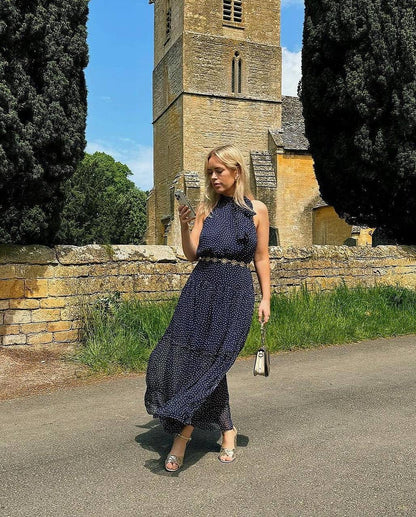 RX Pussybow Abi Viscose Midi Dress