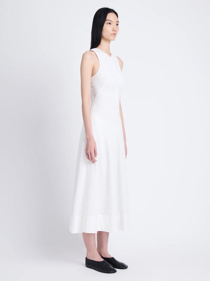 PS Juno Midi Dress in Broderie Anglaise