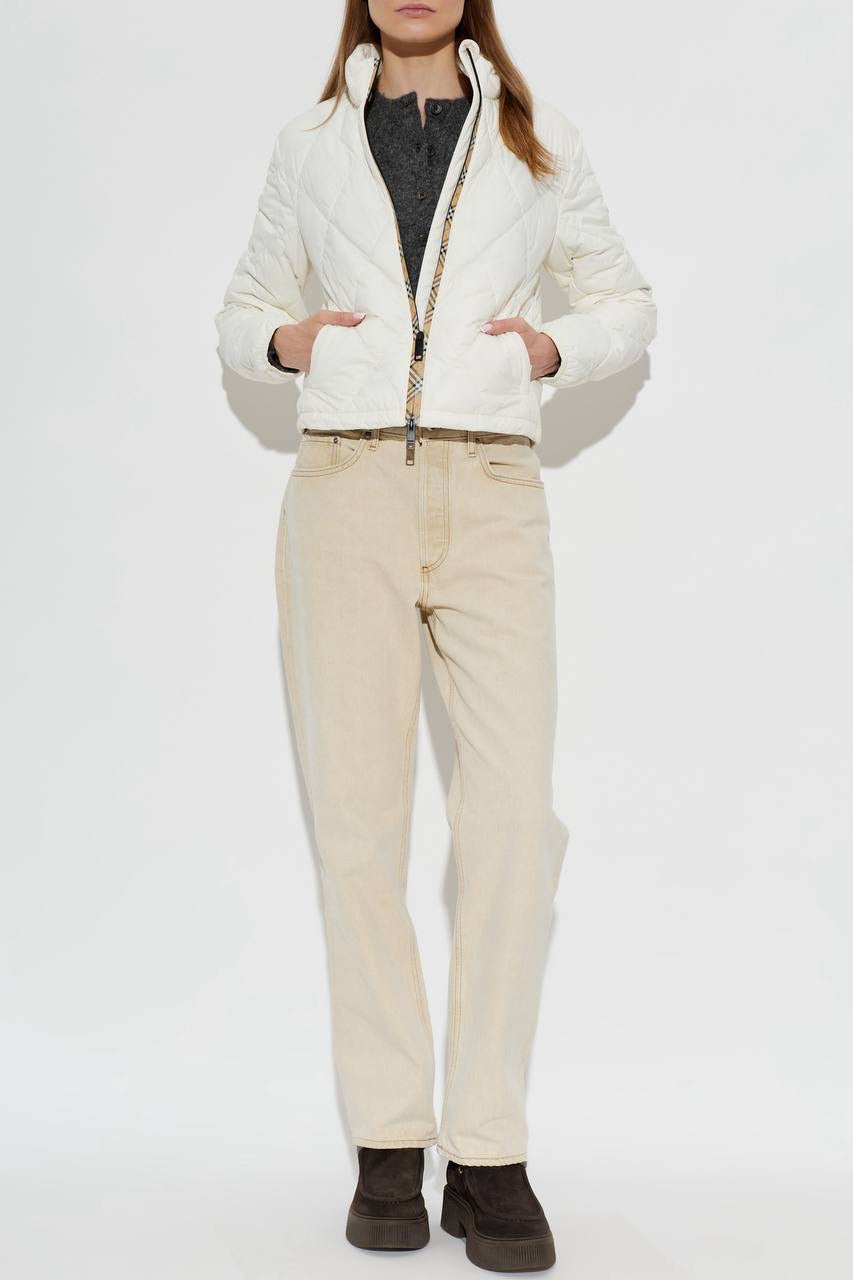 BBR Bramford Check-accent Packable Nylon Quilted Short Jacket