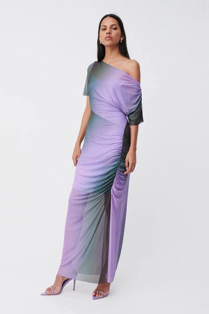 SALE! SB Olafur Draped Cowl Neck Longline Midi Maxi Dress