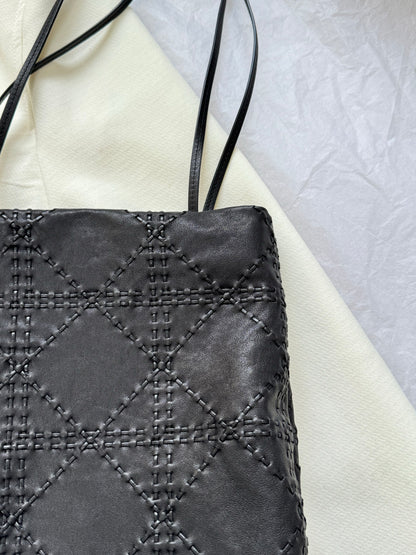 TR Lilou Woven Lambskin Leather Tote Bag