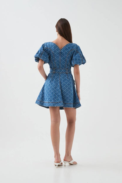 AJ Harper Denim Mini Dress