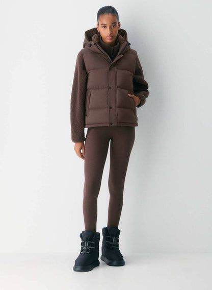8 Colors! ARZ The Super Puff Down-filled Sleeveless Vest (removable hood)