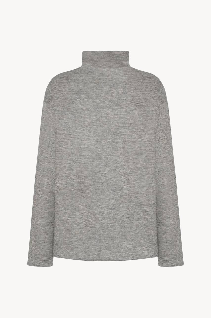 TR Anapolis Mock-neck Lightweight Cashmere Long Sleeve Top Jumper