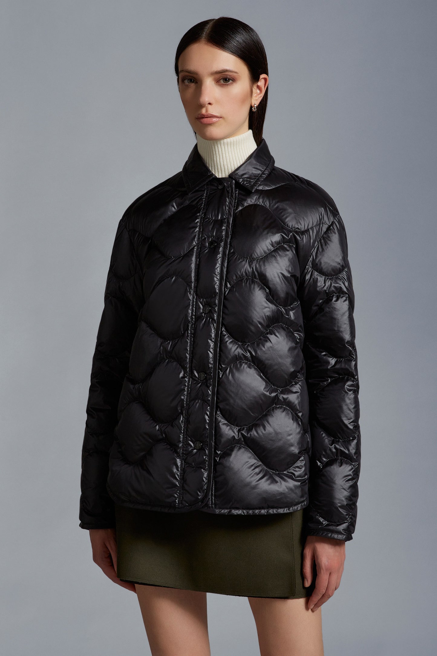 MC Quilted Padded Down Shirt Jacket