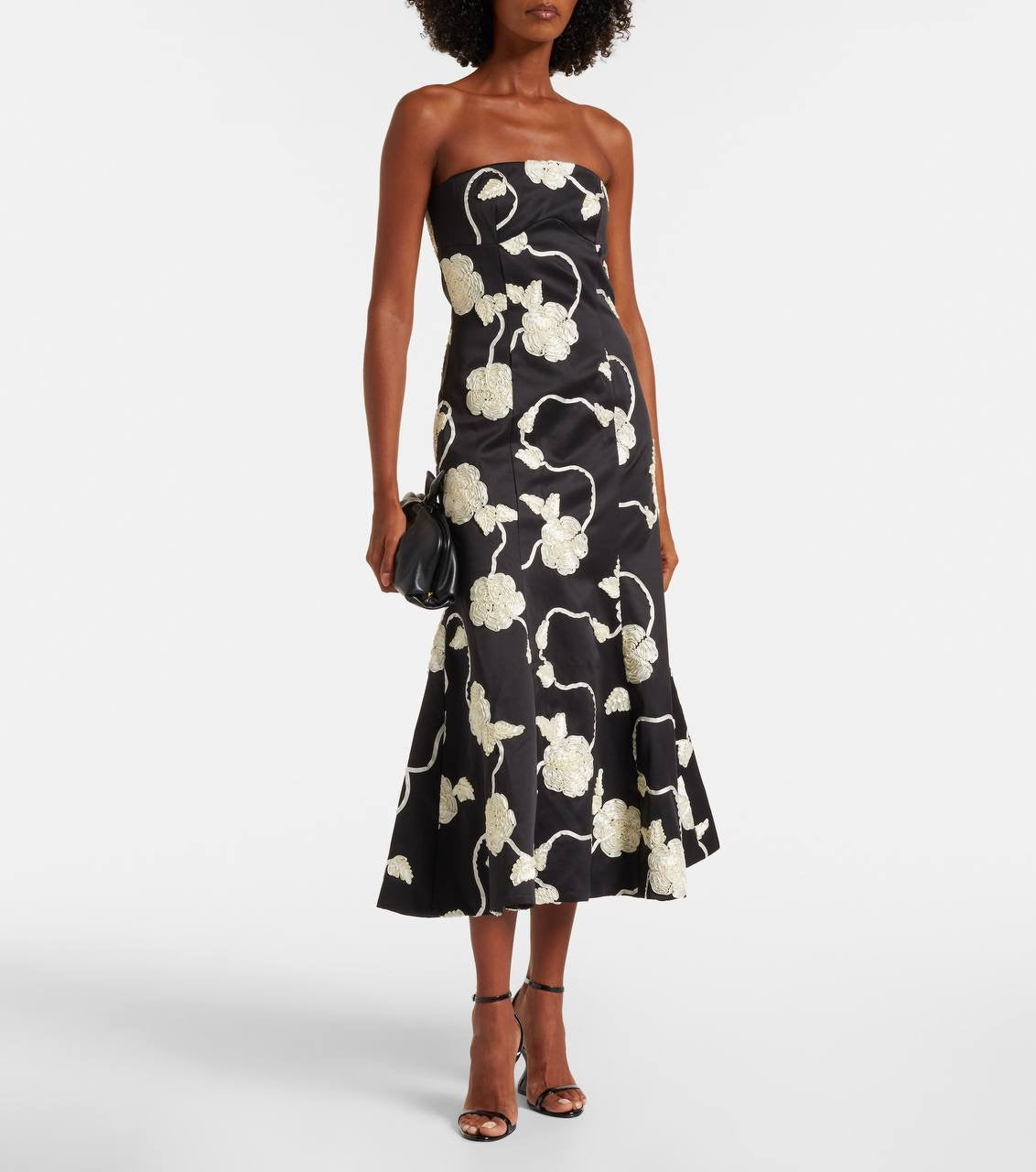 RT Ana Embroidered Midi Dress