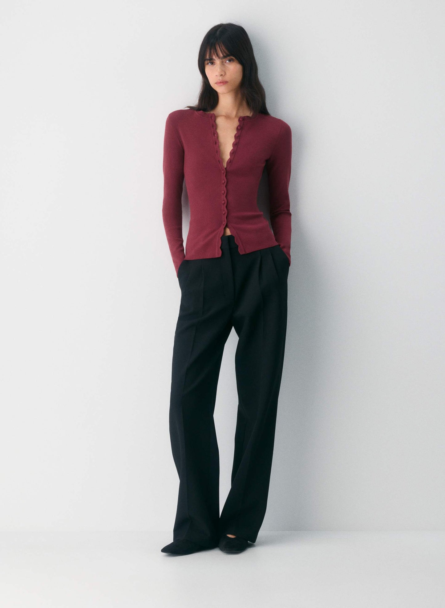 5 Colors! ARZ Shelly Viscose-Blend Button-Down Cardigan