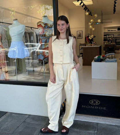 PSE Linen Matilda Jacket | Parker Trousers | Rio Top