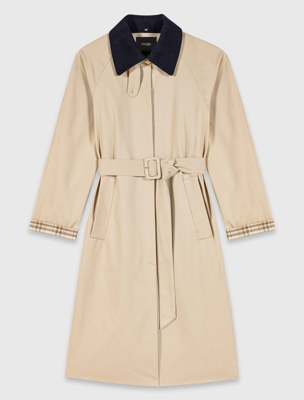 MJ Belted Cotton Trench Coat
