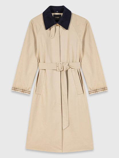 MJ Belted Cotton Trench Coat