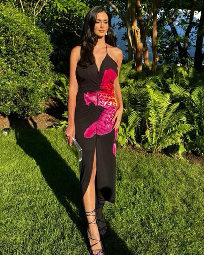Restock! RB Pascala Viscose Jersey Halter Maxi Dress