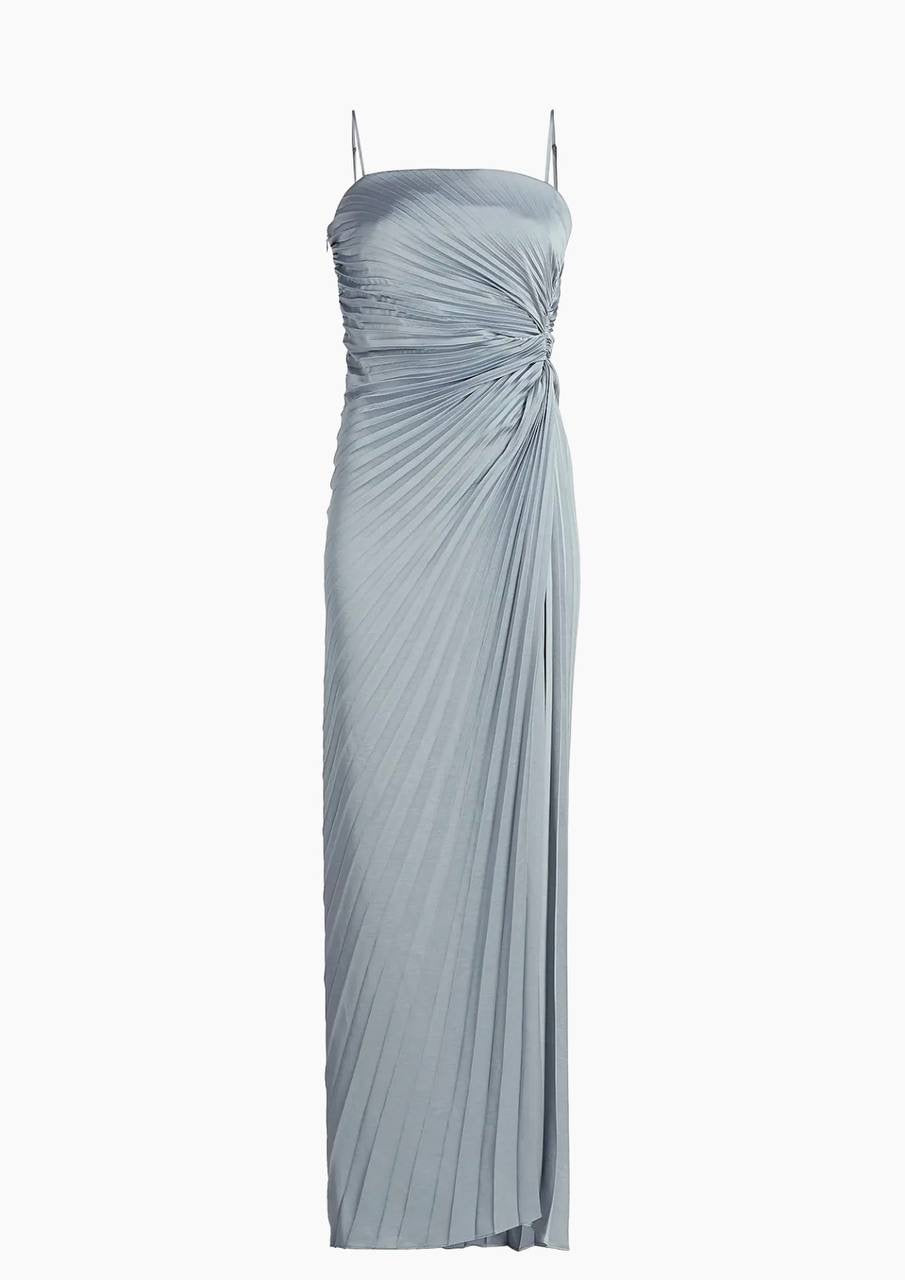 ALC Layla Strapless Pleated Gown
