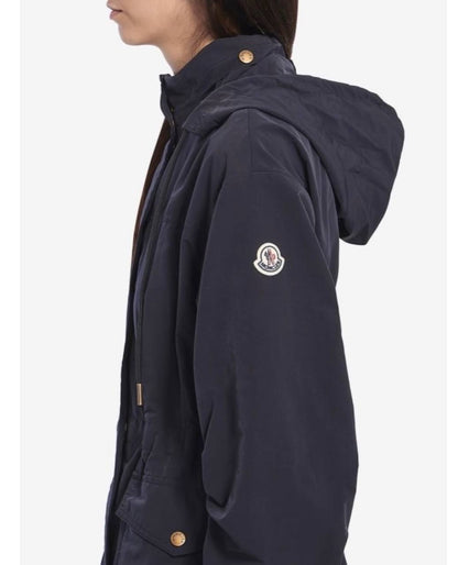 MC Nades Water-repellent Short Parka Jacket (concealed hood)