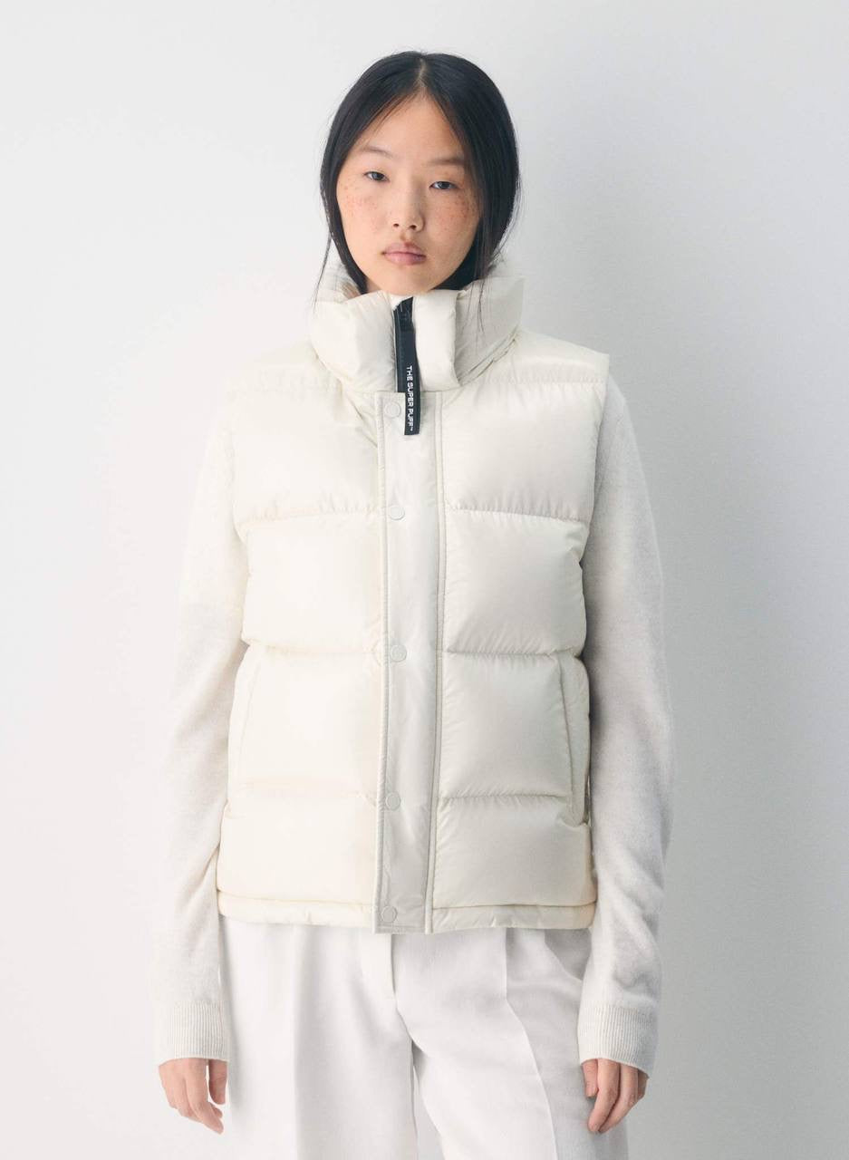 8 Colors! ARZ The Super Puff Down-filled Sleeveless Vest (removable hood)