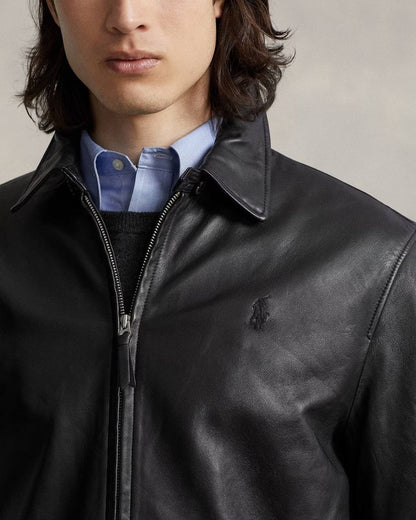 RL Men’s / Unisex The Bayville Lambskin Leather Jacket